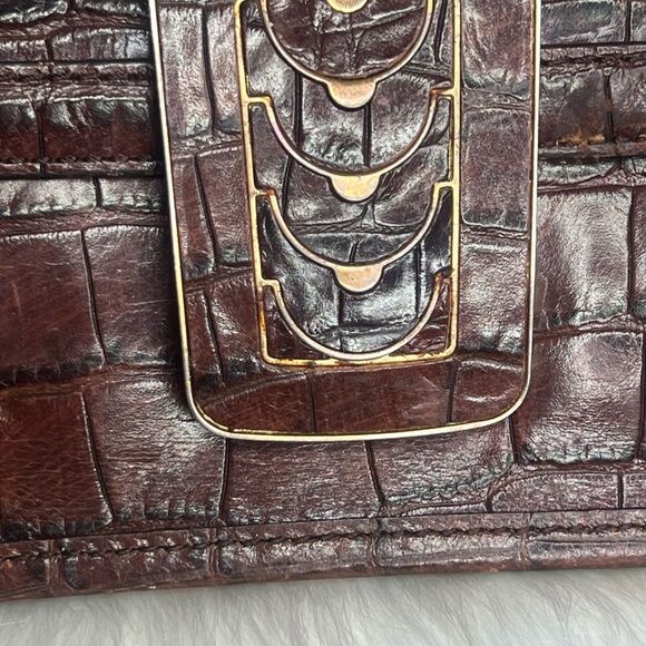 Cole Haan Leather  Brown Vintage Clutch Purse - Picture 6 of 7